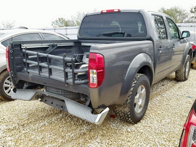 1N6AD07U68C407457 - 2008 NISSAN FRONTIER C GRAY photo 4