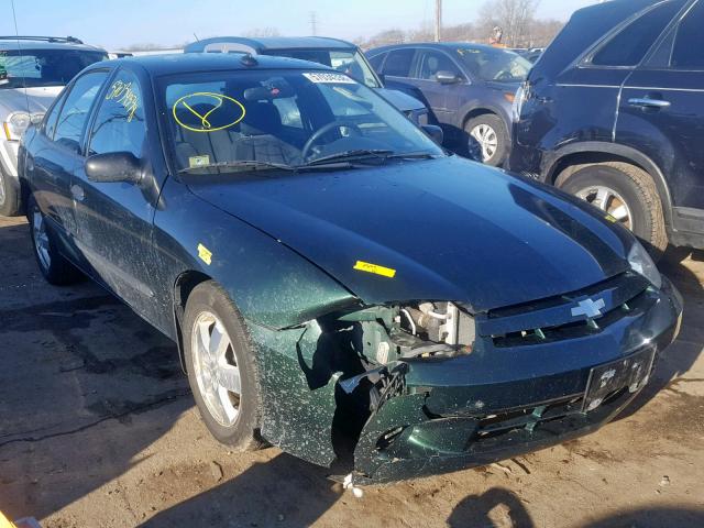 1G1JF52F037219059 - 2003 CHEVROLET CAVALIER L GREEN photo 1