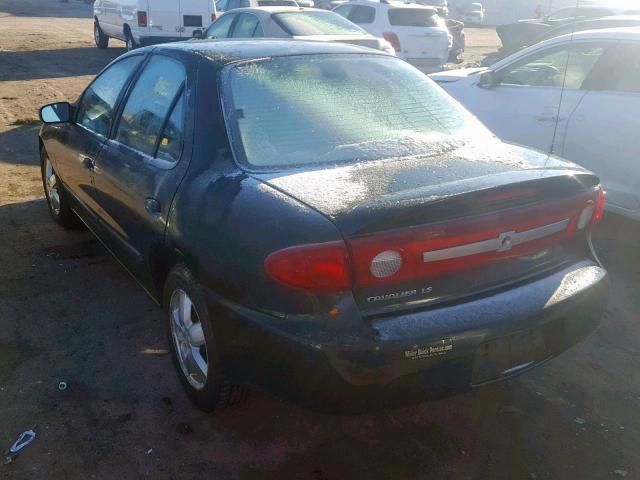 1G1JF52F037219059 - 2003 CHEVROLET CAVALIER L GREEN photo 3