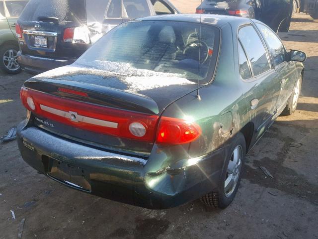 1G1JF52F037219059 - 2003 CHEVROLET CAVALIER L GREEN photo 4