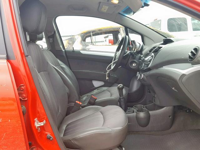 KL8CA6S96DC532682 - 2013 CHEVROLET SPARK LS RED photo 5