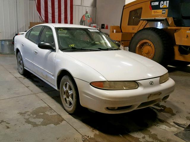 1G3NL52E02C229783 - 2002 OLDSMOBILE ALERO GL WHITE photo 1