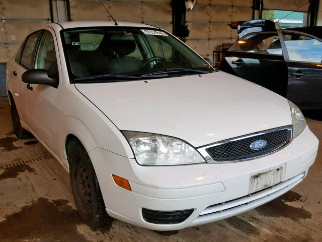 1FAFP34N27W358596 - 2007 FORD FOCUS ZX4 WHITE photo 1