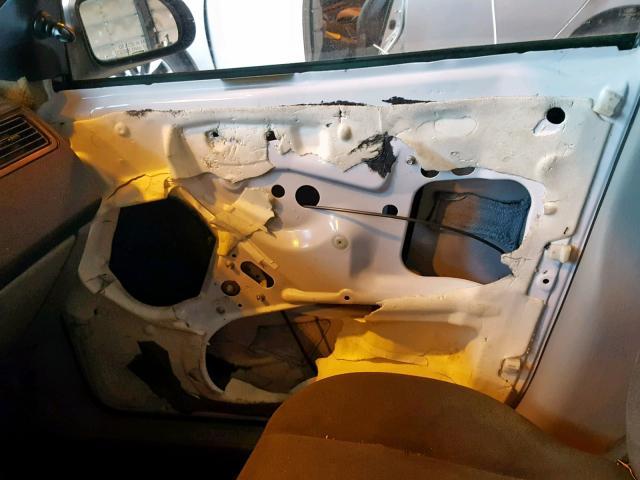 1FAFP34N27W358596 - 2007 FORD FOCUS ZX4 WHITE photo 9