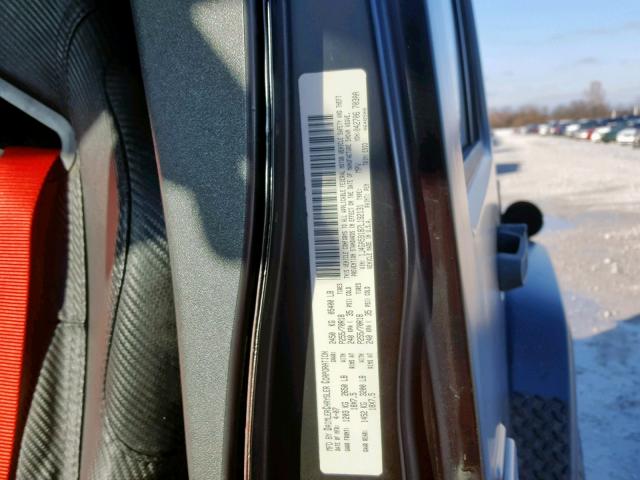 1J4GA59187L192131 - 2007 JEEP WRANGLER S 黑色 照片 10