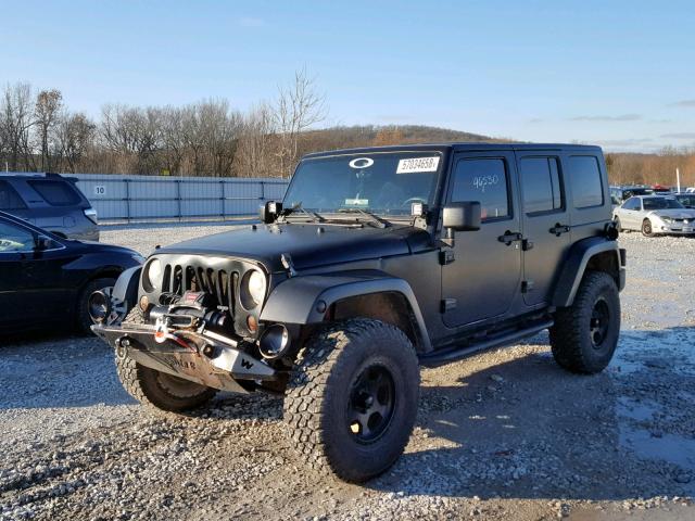 1J4GA59187L192131 - 2007 JEEP WRANGLER S 黑色 照片 2