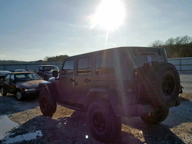 1J4GA59187L192131 - 2007 JEEP WRANGLER S 黑色 照片 3