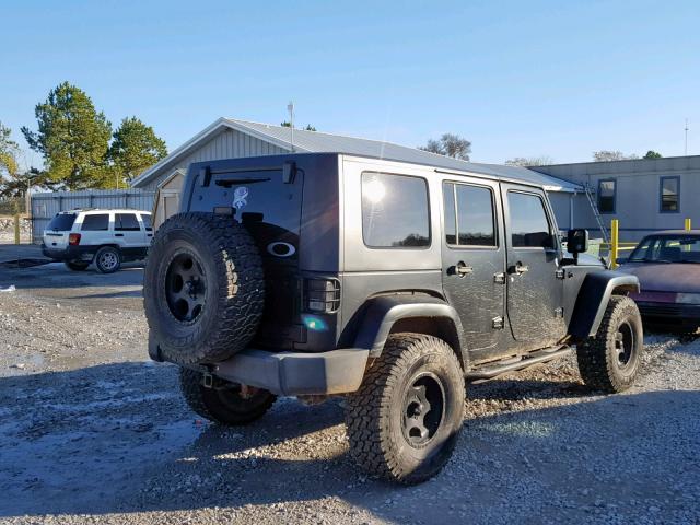 1J4GA59187L192131 - 2007 JEEP WRANGLER S 黑色 照片 4