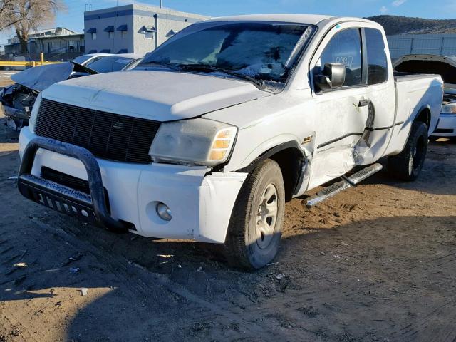 1N6AA06B74N514332 - 2004 NISSAN TITAN XE WHITE photo 2