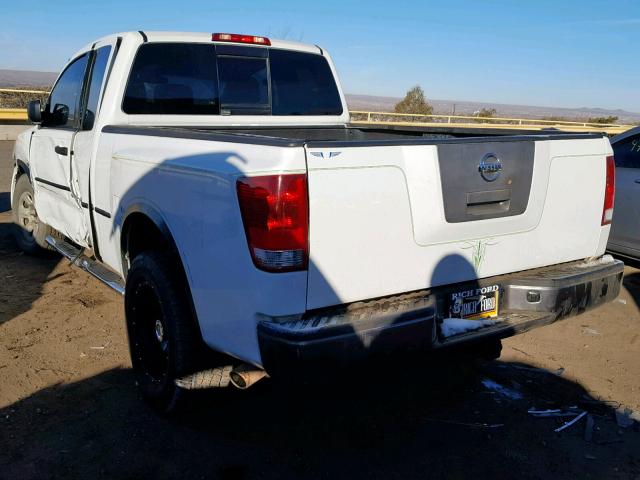 1N6AA06B74N514332 - 2004 NISSAN TITAN XE WHITE photo 3