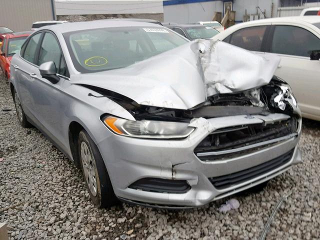 1FA6P0G7XE5373376 - 2014 FORD FUSION S SILVER photo 1