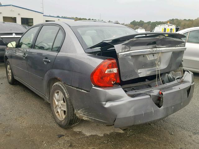 1G1ZT52805F181029 - 2005 CHEVROLET MALIBU LS 灰色 照片 3