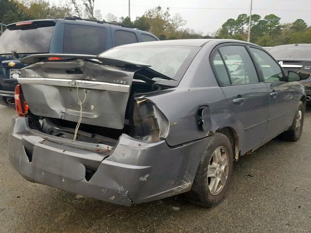 1G1ZT52805F181029 - 2005 CHEVROLET MALIBU LS 灰色 照片 4