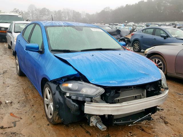 1C3CDFBA4GD604801 - 2016 DODGE DART SXT BLUE photo 1