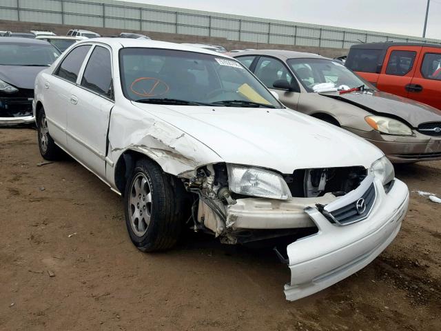 1YVGF22C225303460 - 2002 MAZDA 626 LX WHITE photo 1