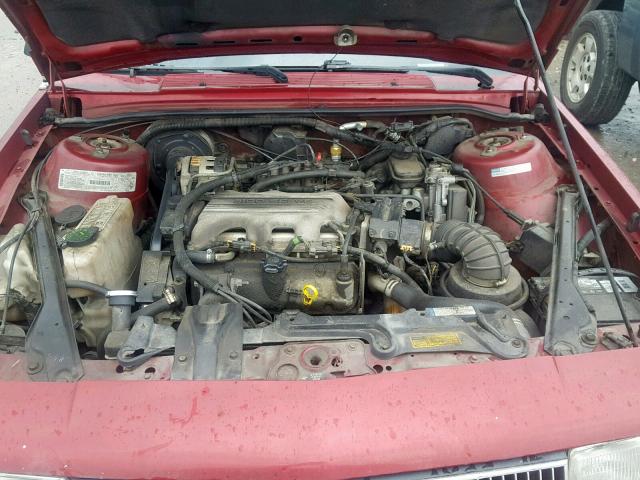 1G3AJ55MXS6408063 - 1995 OLDSMOBILE CIERA SL MAROON photo 7