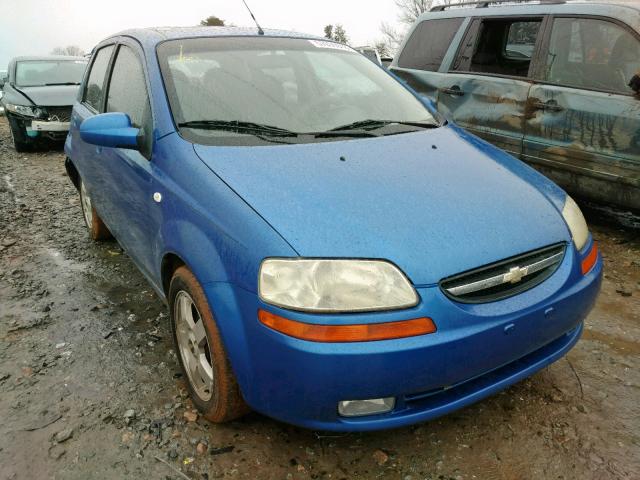 KL1TG66636B551860 - 2006 CHEVROLET AVEO LT BLUE photo 1