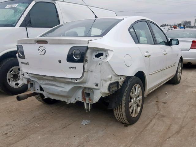 JM1BK323871746034 - 2007 MAZDA 3 S WHITE photo 4