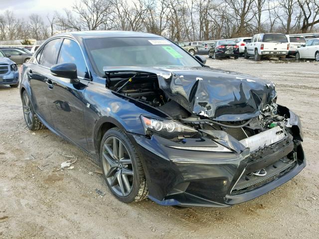 JTHCF1D23E5011502 - 2014 LEXUS IS 250 BLACK photo 1