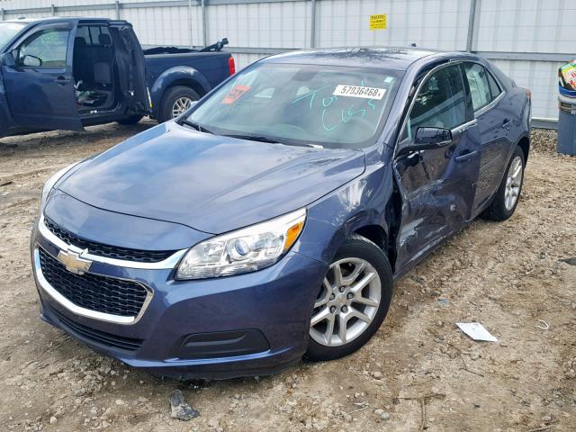 1G11C5SL9EF302030 - 2014 CHEVROLET MALIBU 1LT BLUE photo 2