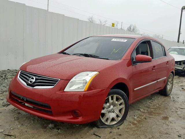 3N1AB6AP0BL657211 - 2011 NISSAN SENTRA 2.0 RED photo 2