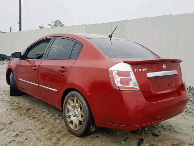 3N1AB6AP0BL657211 - 2011 NISSAN SENTRA 2.0 RED photo 3