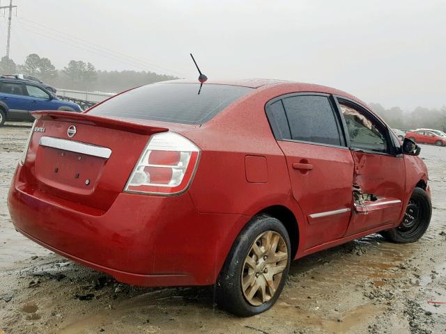 3N1AB6AP0BL657211 - 2011 NISSAN SENTRA 2.0 RED photo 4