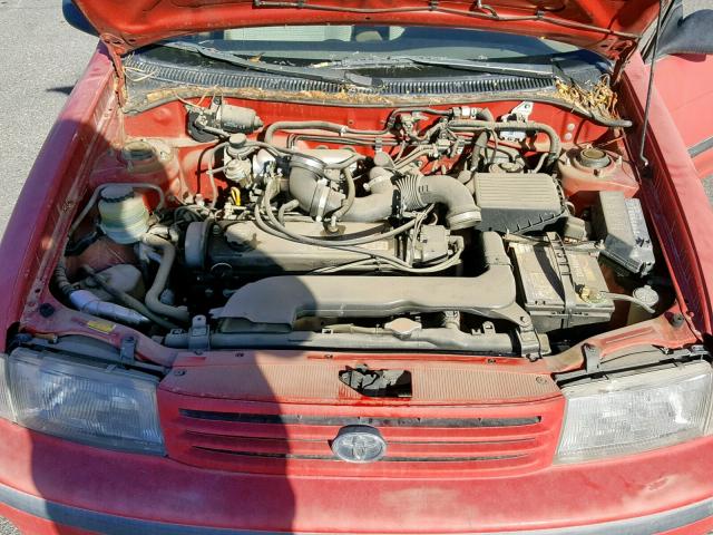 JT2EL43B2N0165064 - 1992 TOYOTA TERCEL DEL RED photo 7