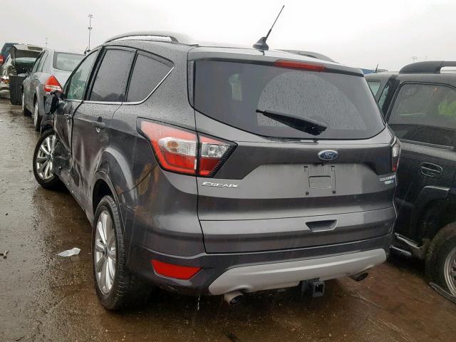 1FMCU9J93JUB55702 - 2018 FORD ESCAPE TIT GRAY photo 3