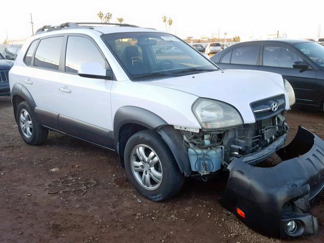 KM8JN12D87U568586 - 2007 HYUNDAI TUCSON SE WHITE photo 1