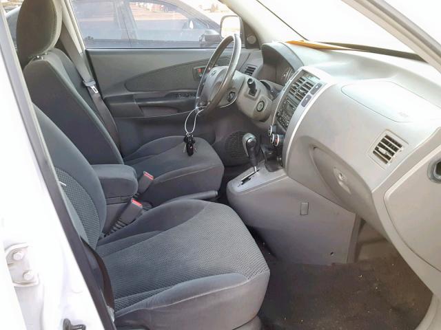 KM8JN12D87U568586 - 2007 HYUNDAI TUCSON SE WHITE photo 5