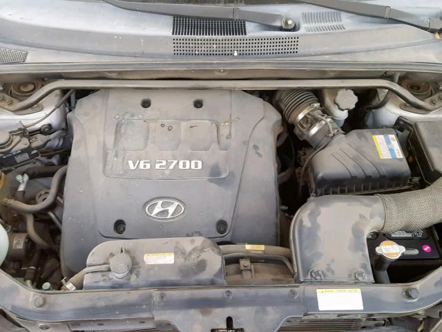 KM8JN12D87U568586 - 2007 HYUNDAI TUCSON SE WHITE photo 7