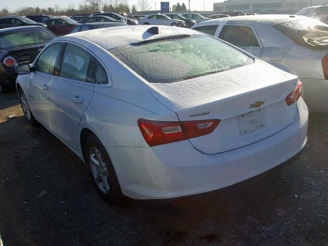 1G1ZB5ST0GF359385 - 2016 CHEVROLET MALIBU LS WHITE photo 3