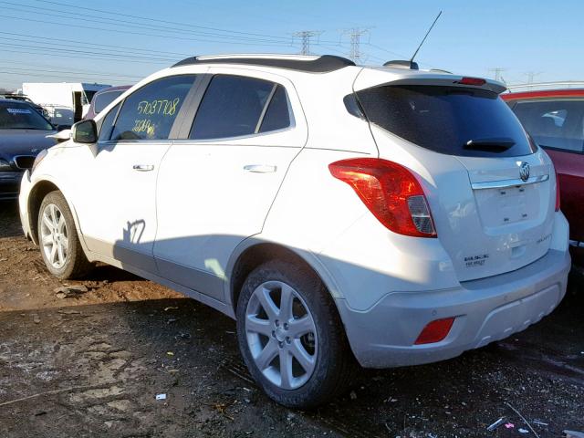 KL4CJDSB7FB271581 - 2015 BUICK ENCORE PRE WHITE photo 3