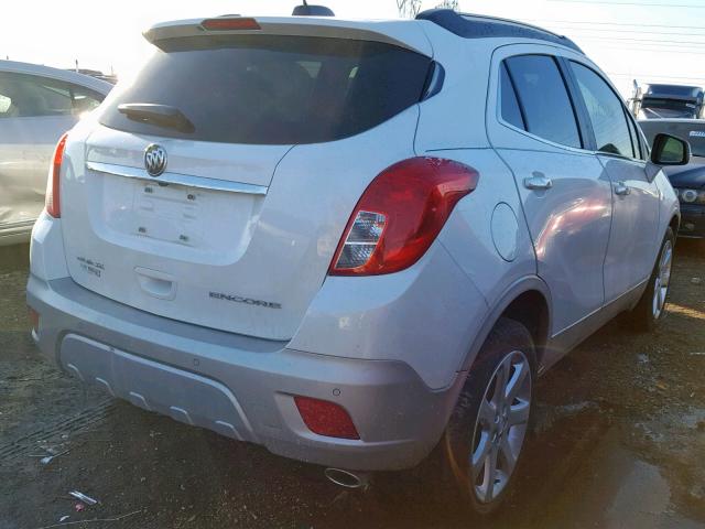 KL4CJDSB7FB271581 - 2015 BUICK ENCORE PRE WHITE photo 4