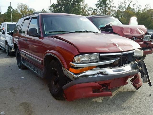 1GNCS13W6W2128034 - 1998 CHEVROLET BLAZER RED photo 1