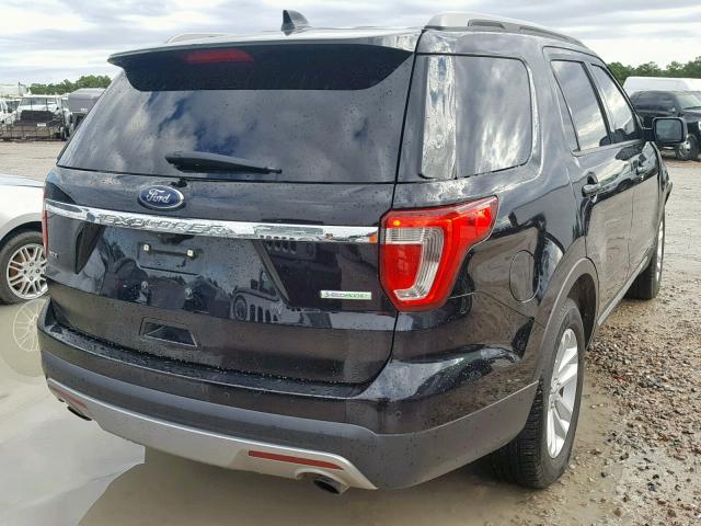 1FM5K7DH1HGB14127 - 2017 FORD EXPLORER X BLACK photo 4