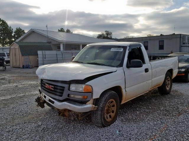 1GTEC14V05Z162299 - 2005 GMC NEW SIERRA WHITE photo 2