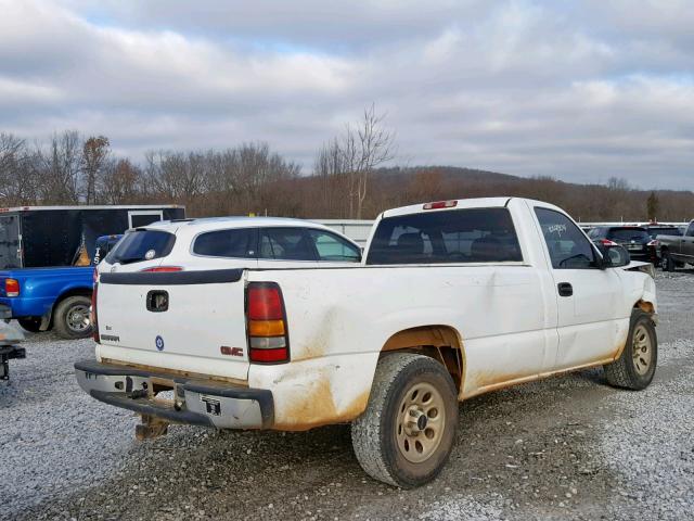 1GTEC14V05Z162299 - 2005 GMC NEW SIERRA WHITE photo 4