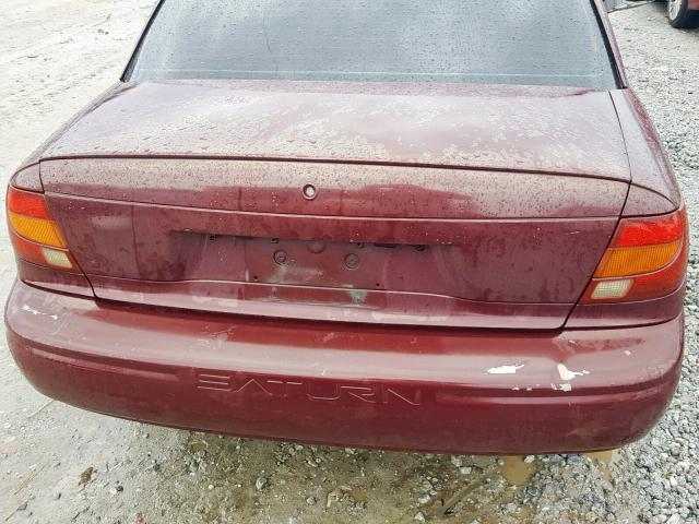 1G8ZF52872Z202669 - 2002 SATURN SL BURGUNDY photo 9