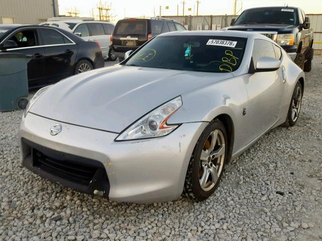 JN1AZ44E59M401916 - 2009 NISSAN 370Z SILVER photo 2