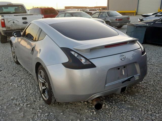 JN1AZ44E59M401916 - 2009 NISSAN 370Z SILVER photo 3