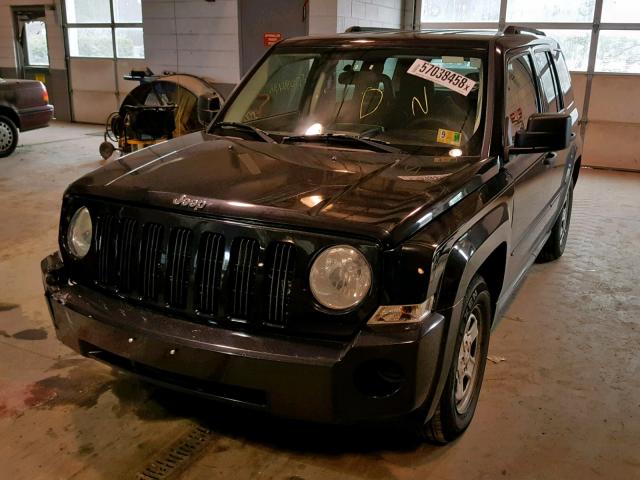 1J8FT28W98D544029 - 2008 JEEP PATRIOT SP BLACK photo 2