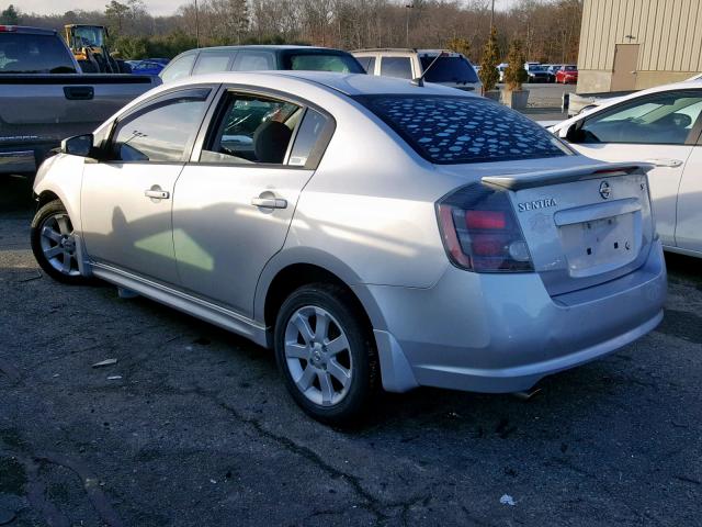 3N1AB6AP4CL701633 - 2012 NISSAN SENTRA 2.0 SILVER photo 3