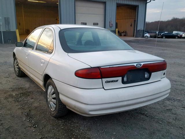 3FAFP6636WM135943 - 1998 FORD CONTOUR LX WHITE photo 3