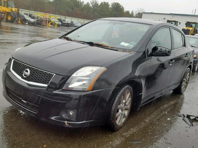 3N1CB6AP9BL605603 - 2011 NISSAN SENTRA SE- BLACK photo 2