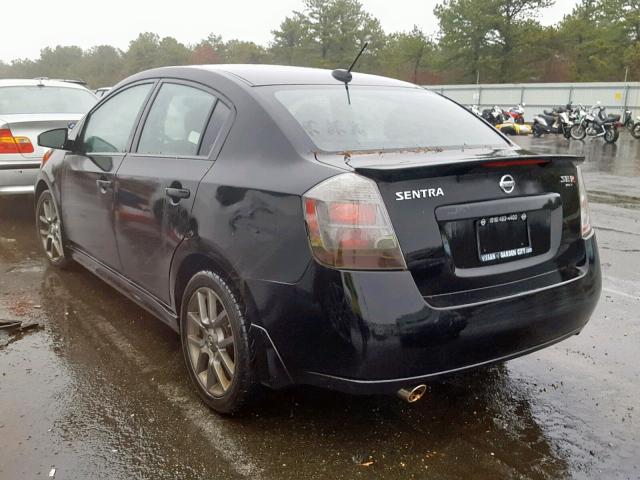 3N1CB6AP9BL605603 - 2011 NISSAN SENTRA SE- BLACK photo 3