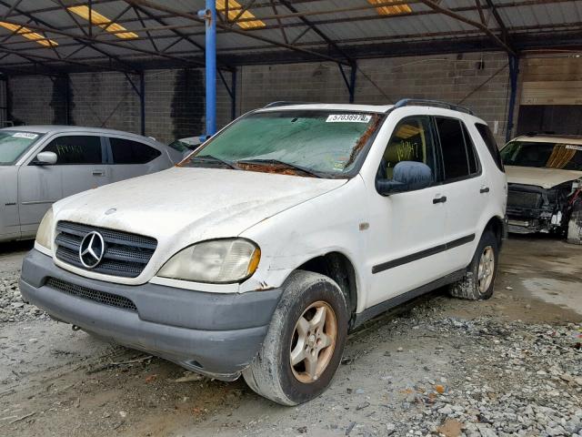 4JGAB54E5XA097102 - 1999 MERCEDES-BENZ ML 320 WHITE photo 2