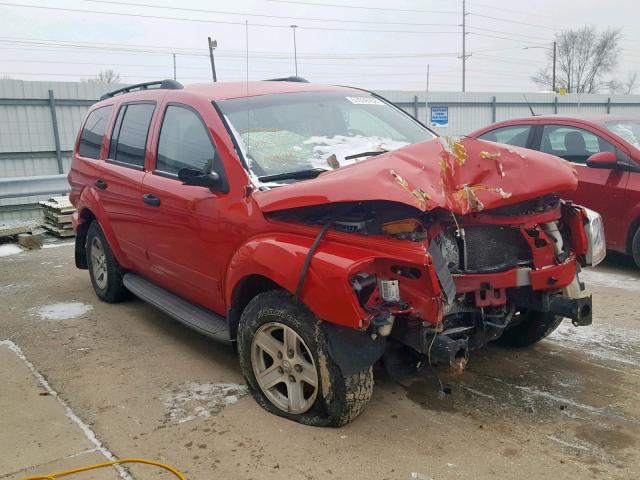 1D4HB48NX5F615263 - 2005 DODGE DURANGO SL RED photo 1