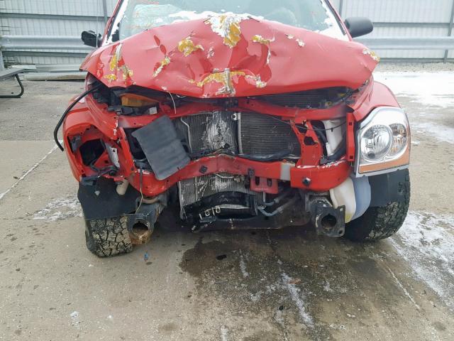 1D4HB48NX5F615263 - 2005 DODGE DURANGO SL RED photo 9